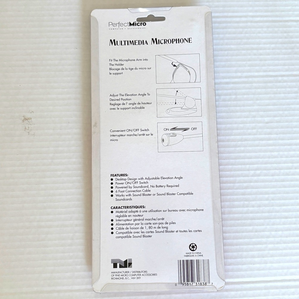 PerfectMicro Multimedia Microphone, model SB-838 - Picture 2 of 5